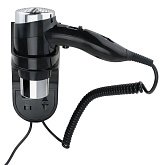 Купити Фен Настінний Bemeta 945533158 1600 Вт Чорний Глянець