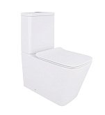 Купити Унітаз-компакт Qtap Crow Eco Безобідковий з Сідінням Soft-Close QTCRO27W48750