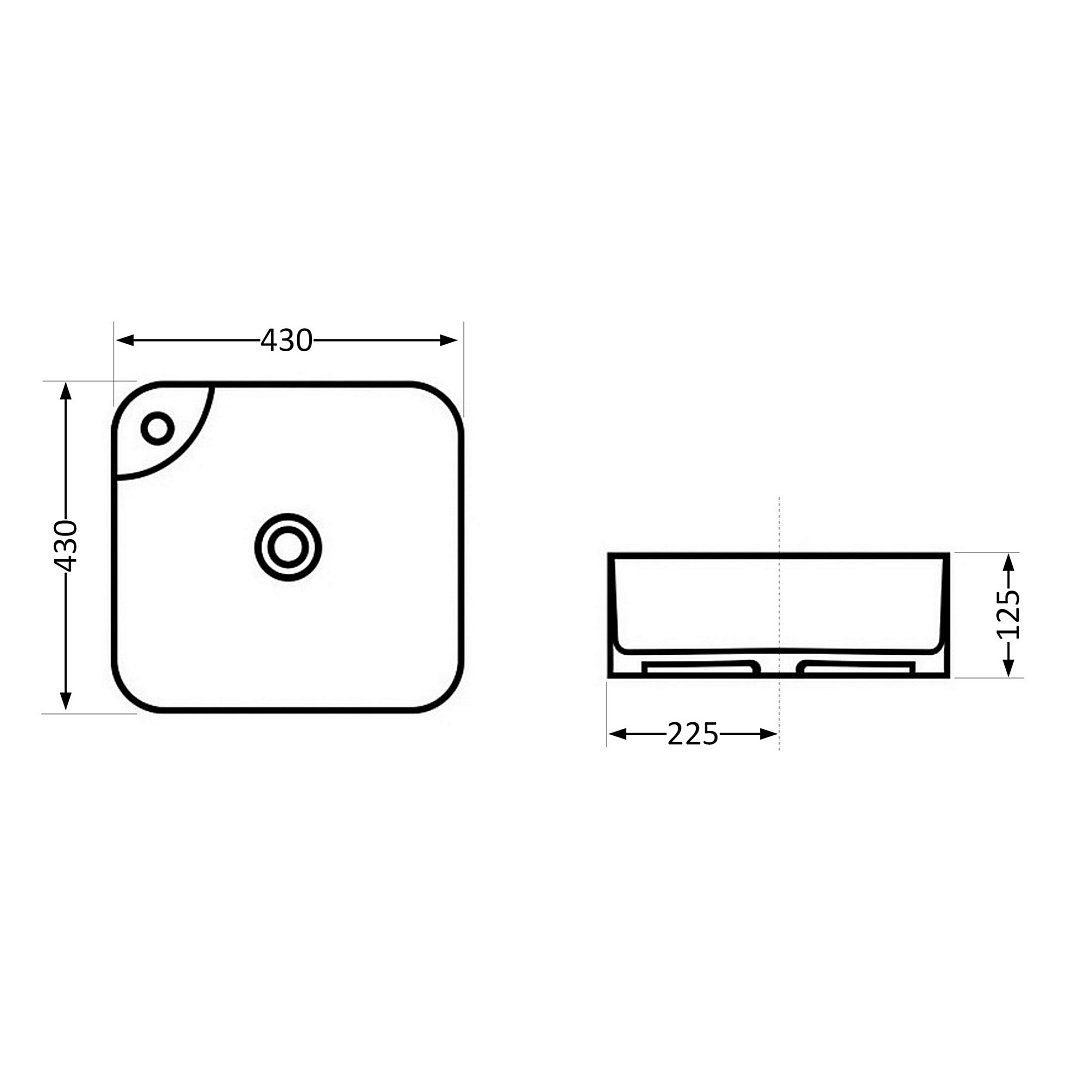 Раковины Раковина-Чаша Qtap Stork 430x430x125 White QT15116137W фото 19