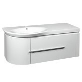 Купити Тумба Devit Fly 0022120 120 з Раковиною, Білий Глянцевий Колір 1200х485х510