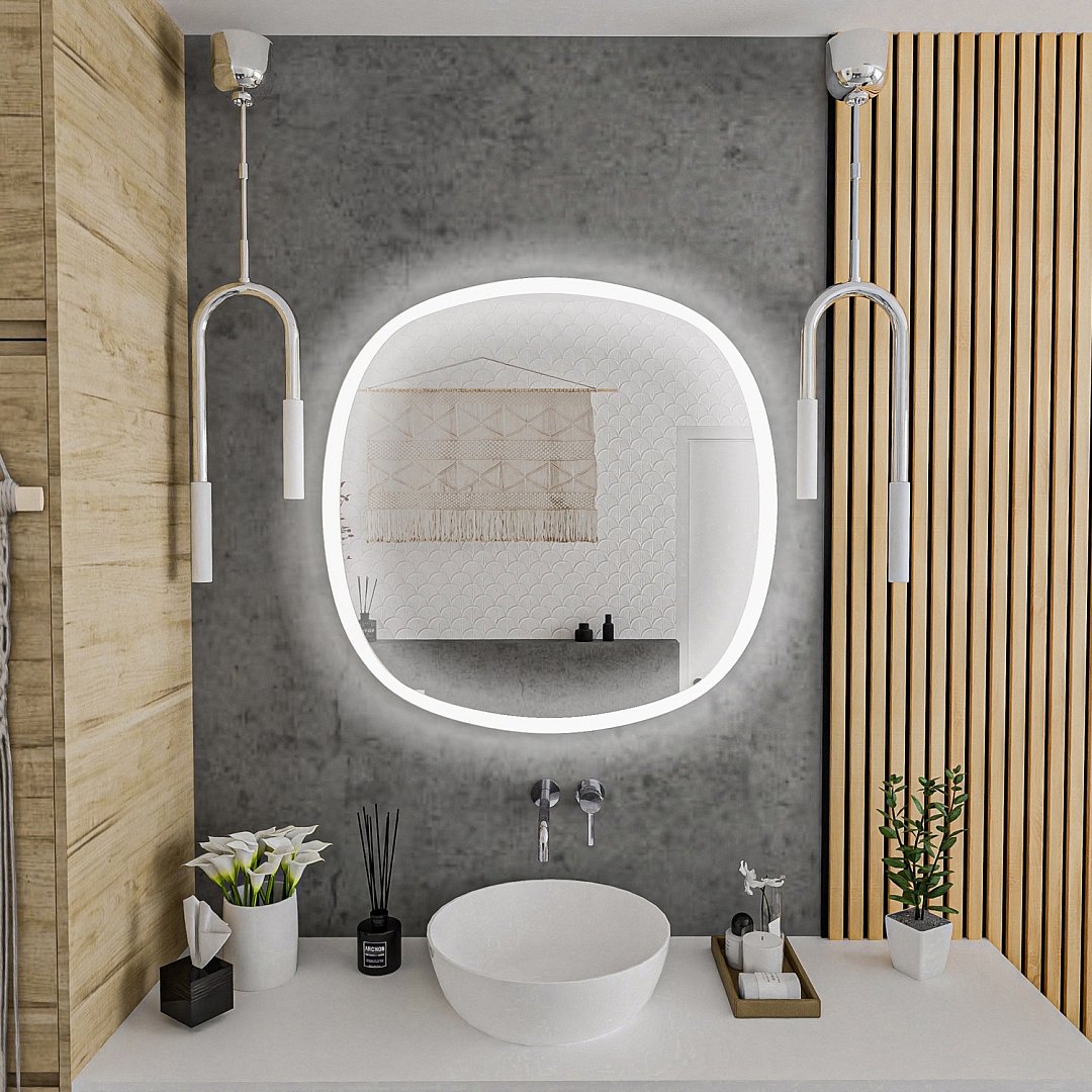Зеркала Зеркало Devit Ovale 4409090 900Х900 с Тачсенсором, Led Подсветкой и Подогревом фото 23