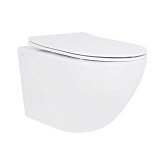 Купити Унітаз Підвісний Qtap Jay Безобідковий з Сідінням Soft-Close QT07335175W