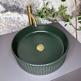 Купить Умывальник (Раковина) VBI Brindisi M Emerald Накладной VBI-014105