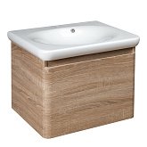 Купити Тумба Devit Fly 0020120Wo 60 з Раковиною, Колір Дуба New 640х500х510