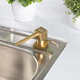 Купити Дозатор для Кухонної Мийки Золотий Врізний Nett Dtg-300