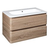 Купити Тумба Devit Fly 0021120Wo 80 з Раковиною, Колір Дуба 800х480х520