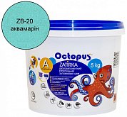 Купить Строительную химию Octopus ZA-50 ZB-20 (5кг) Аквамарин, Затирка Эпоксидная Двухкомпонентная (Компонент А+B)