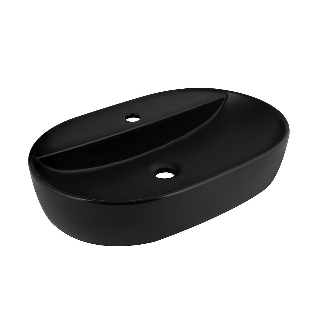 Раковины Раковина-Чаша Qtap Scorpio 600х400х120 Matt Black QT142203MBMBN фото 13