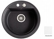 270803016 TANAT WHITE ALABASTER 1 ЧАША КРУГЛАЯ МОЙКА фото