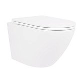 Купити Унітаз Підвісний Qtap Robin Безобідковий з Сідінням Soft-Close QT1333046ENRW