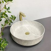 Купить Умывальник (Раковина) VBI Bari Grey Stone Matt Накладной VBI-011603