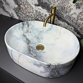 Купить Умывальник (Раковина) VBI Verona 50 Granit Glossy Накладной VBI-011332