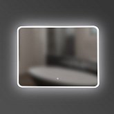 Купить Зеркало Devit Acqua 5257281 800Х600 Закругленное, с Тачсенсором и Led Подсветкой