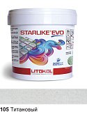 Купить Строительную химию Затирка Litokol Starlike Evo STEVOBTT0005 105 Титановый 5 кг