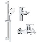 Купить Grohe Набор Смесителей Euroeco New 3 в 1 для Ванны Ua123226M0