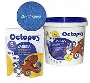 Купить Строительную химию Octopus ZA-12 ZB-17 (1,25кг) Синий, Затирка Эпоксидная Двухкомпонентная (Компонент А+B)