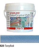 Купить Строительную химию Затирка Litokol Starlike Evo Color Crystal CCEVOATR02.5 820 Голубой 2,5 кг