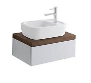 Купити Тумба для Раковини Toto TOT-FU10385U 50Х35Х21 см Nc-R Колір: Білий Глянцевий-Горіховий