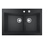 Grohe Мойка для Кухни 840 Х 560 Мм, Granite Black 31...