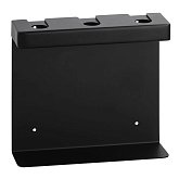 Купити Потрійний Тримач для Дозатора Мила Bemeta 146109470 Квадратний, Чорний до Комплектації Пластиковими Пляшками, Нержавіюча Сталь, Матовий