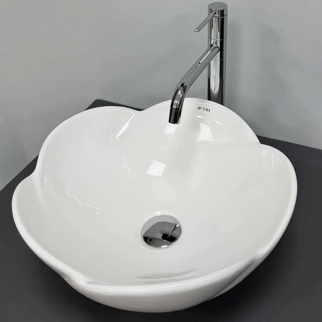 Раковины Умывальник (Раковина) VBI Rosolini White Накладной VBI-012625 фото 1