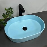 Купить Умывальник (Раковина) VBI Verona 50 Blue Matt Накладной VBI-011321
