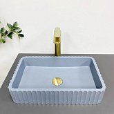 Купить Умывальник (Раковина) VBI Florentia Blue Matt Накладной VBI-015003