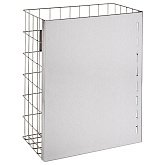 Купить Подвесная Проволочная Мусорная Корзина с Фиксированной Передней Панелью Bemeta 101015365 Нержавеющая Сталь, Матовый