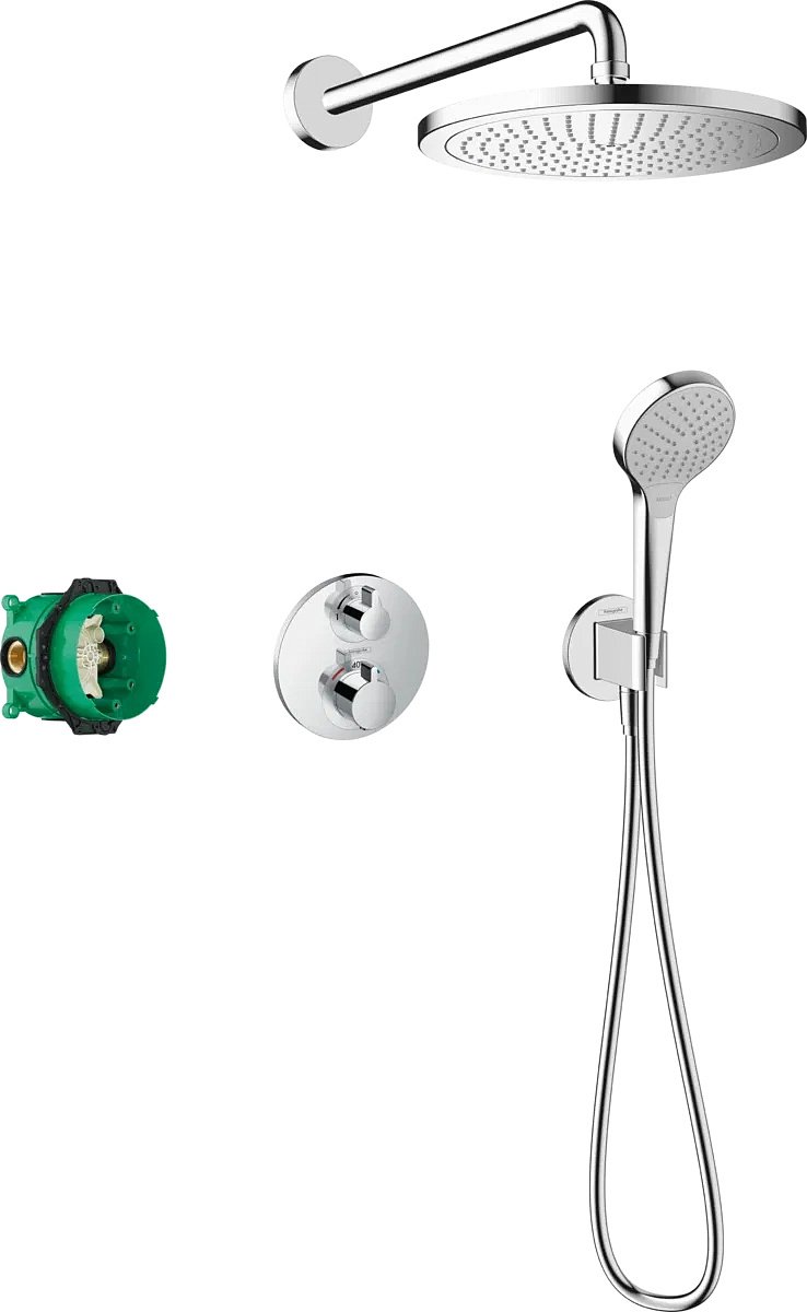 Душевая программа Душова Система Hansgrohe Croma 280 Ecostat S з Термостатом 27954000 Хром фото 9