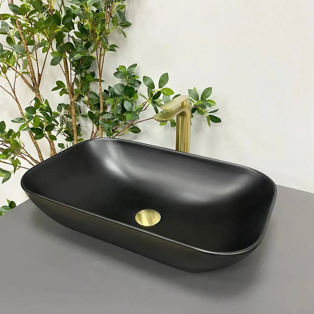 Раковины Умывальник (Раковина) VBI Avezzano Black Matt Накладной VBI-014401 фото 1