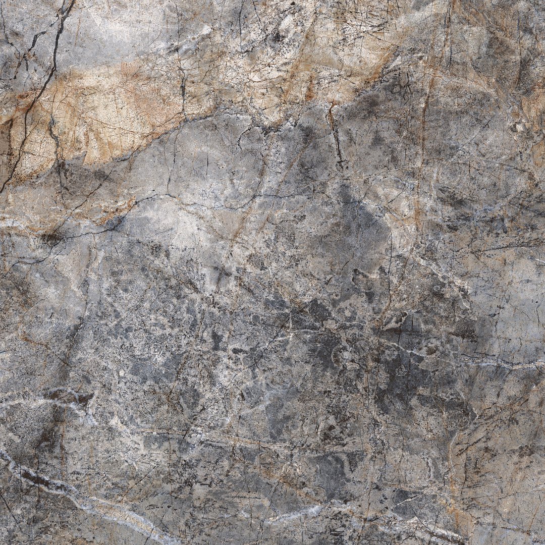 Керамогранит Плитка Fiera Ceramica Princess Dark Grey Polished 600х600х7 фото 1