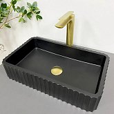 Купить Умывальник (Раковина) VBI Florentia Black Matt Накладной VBI-015001