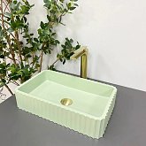 Купить Умывальник (Раковина) VBI Florentia Light Green Matt Накладной VBI-015004