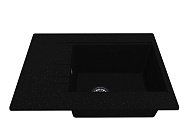Купить Кухонная Мойка Miraggio Bodrum 650 Total Black 2709 647х498х220
