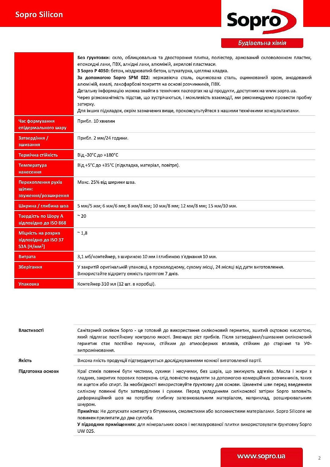 Герметики Силикон Sopro Silikon Umbra 58 232 310 ml фото 14 Герметики Силикон Sopro Silikon Umbra 58 232 310 ml фото 13