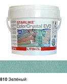 Купить Строительную химию Затирка Litokol Starlike Evo Color Crystal CCEVOVCP02.5 810 Зеленый 2,5 кг
