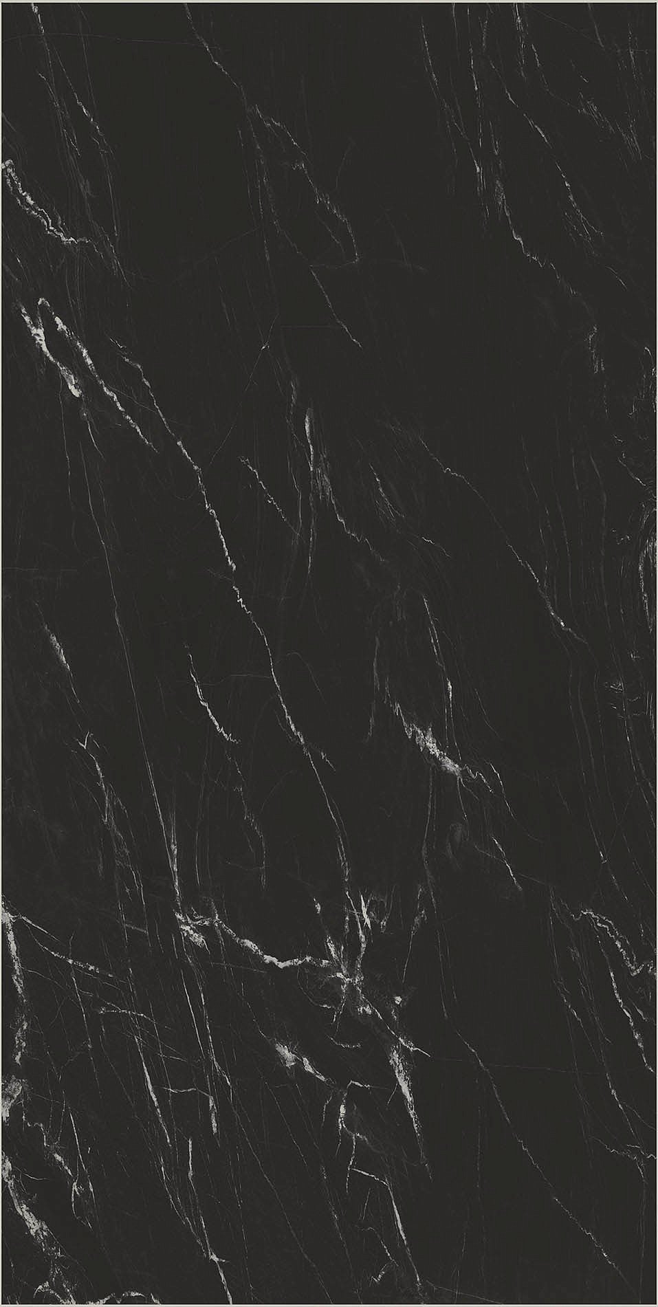 Керамогранит Плитка Ava Ceramica Marmi Nero Belvedere LAP RETT 87033 1200x2400 фото 1