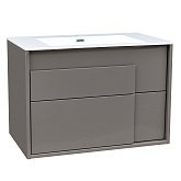 Купити Тумба Devit City 0021160G 80 з Раковиною, Сірий Колір 800х480х550
