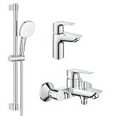 Купить Grohe Набор Смесителей Bauedge New 3 в 1 для Ванны Ua123365S1