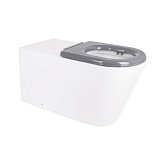 Купити Унітаз Підлоговий Qtap Freedom Інклюзивний Безбачковий Rimless Безобідковий з Сидінням Soft-Close White QT22223368W