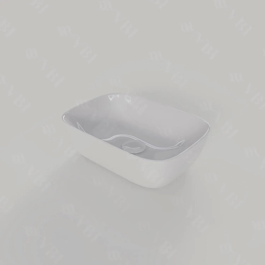 Раковины Умывальник (Раковина) VBI Ravenna S White Накладной VBI-011201 фото 1