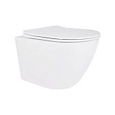 Купити Унітаз Qtap Robin Ultra Quiet QT13332381АSW White з Сидінням Slim Duroplast Soft-Close Quick Release