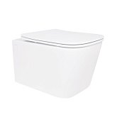 Купити Унітаз Підвісний Qtap Crow Безобідковий з Сідінням Soft-Close QT05335170W