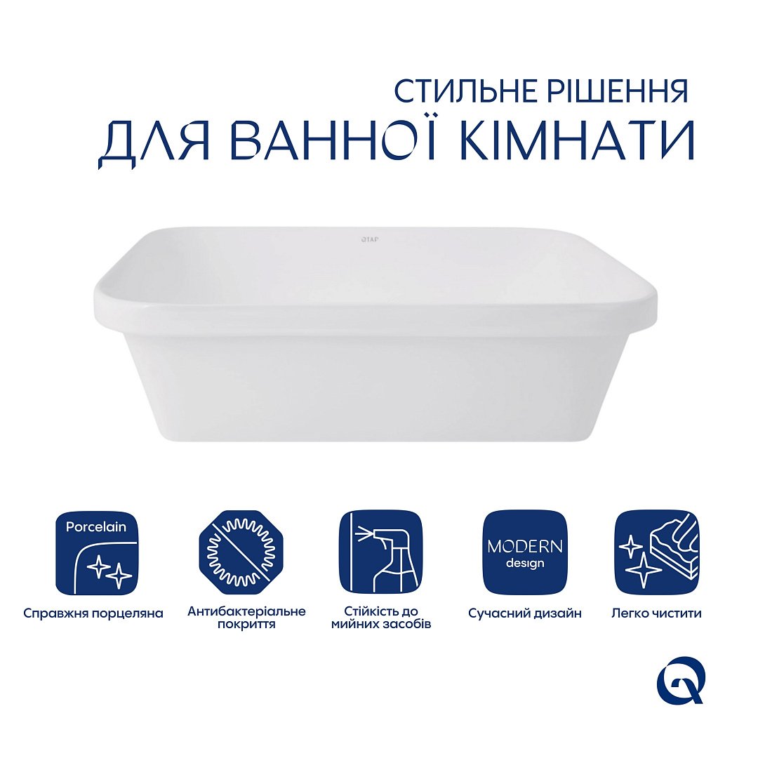 Раковины Раковина Qtap Scorpio 510х390х145 White QT1411K490WN фото 17