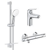 Купить Grohe Набор Смесителей Euroeco New 3 в 1 для Душа Ua123241M0