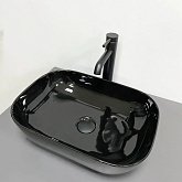 Купить Умывальник (Раковина) VBI Ravenna Black Glossy Накладной VBI-011227