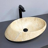 Купить Умывальник (Раковина) VBI Rotello Beige Onyx Matt Накладной VBI-017103