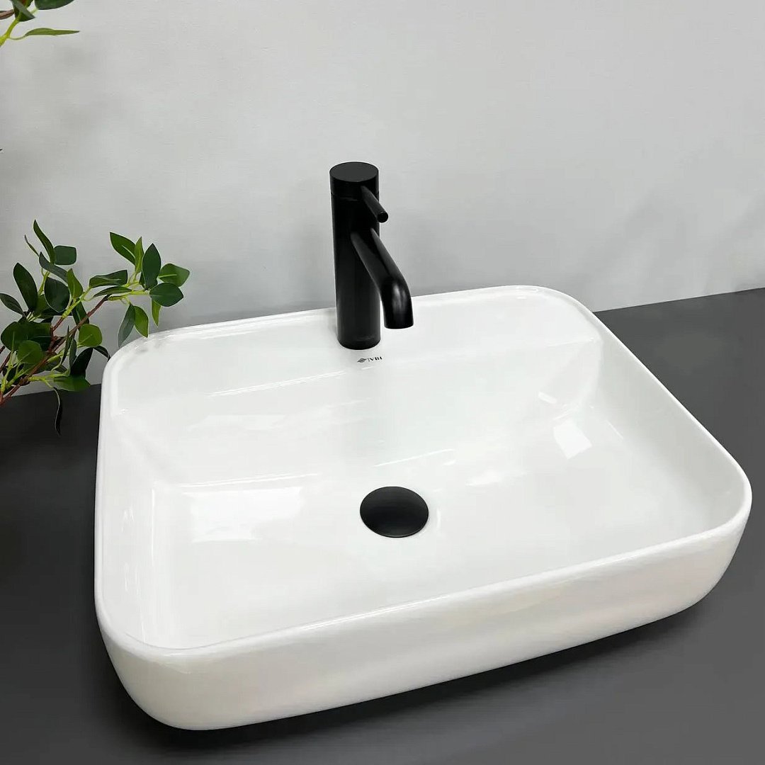 Раковины Умывальник (Раковина) VBI Ragusa White Накладной VBI-014500 фото 1
