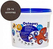 Купить Строительную химию Octopus ZA-50 ZB-14 (5кг) Шоколад, Затирка Эпоксидная Двухкомпонентная (Компонент А+B)