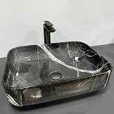 Купить Умывальник (Раковина) VBI Palermo Dark Grey Agate Glossy Накладной VBI-012304